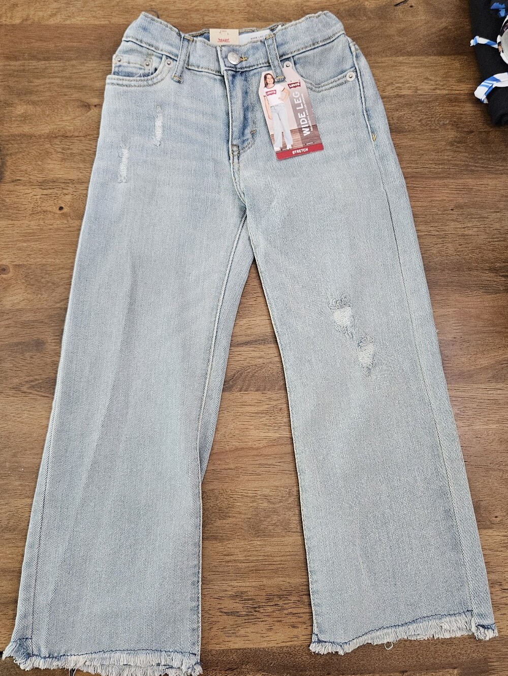 Girls LEVIS Wide Leg Pant - SIZE 5 REG - Picture 7 of 7